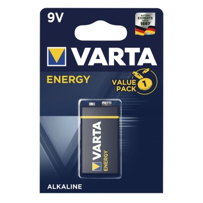 PILHA ALCALINA VARTA ENERGY 6LR61 - 9V 530MAH