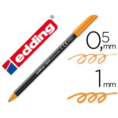MARCADOR PERMANENTE EDDING 1200 Nº6  LARANJA