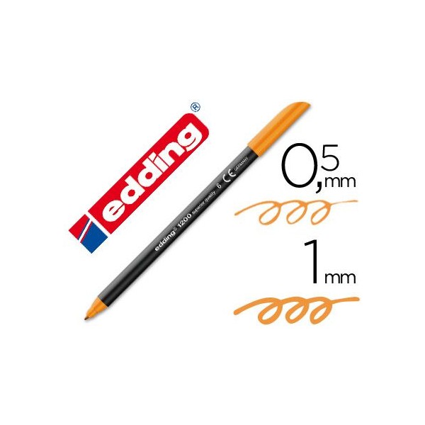 MARCADOR PERMANENTE EDDING 1200 Nº6  LARANJA