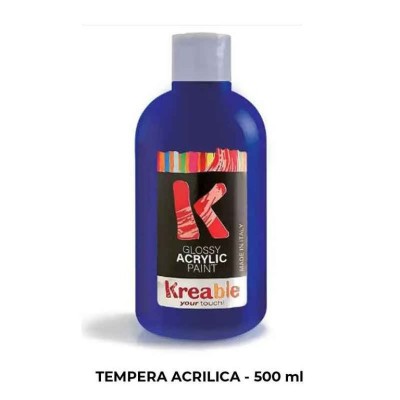 FRASCO TINTA ACRILICA TOY COLOR 500ML AZUL ULTRAMARINO