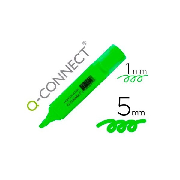 MARCADOR FLUORESCENTE QC / 5* VERDE