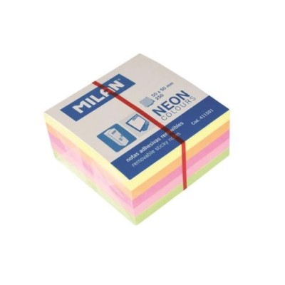 POST IT MILAN 50x50mm NEON BLOCO 250FLS