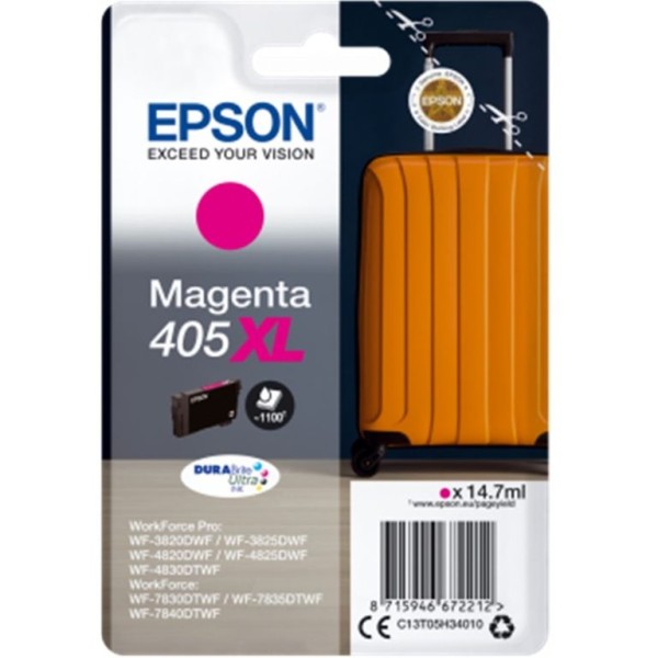TINTEIRO EPSON 405XL MAGENTA 1.1K ORIGINAL