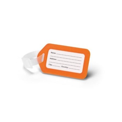 IDENTIFICADOR PP MALA VIAGEM 87x50x4 mm LARANJA