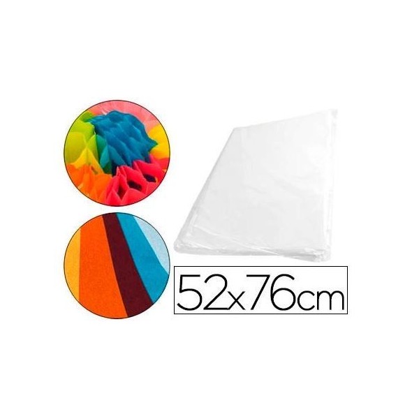 RESMA PAPEL SEDA 51/52x76cm 500FLS BRANCO