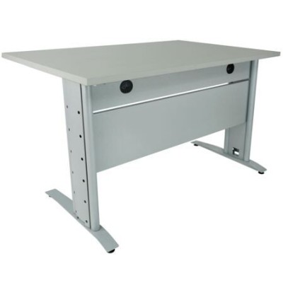 SECRETARIA MELAMINA CINZA C/ 800x800mm