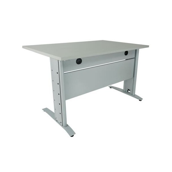 SECRETARIA MELAMINA CINZA C/ 800x800mm