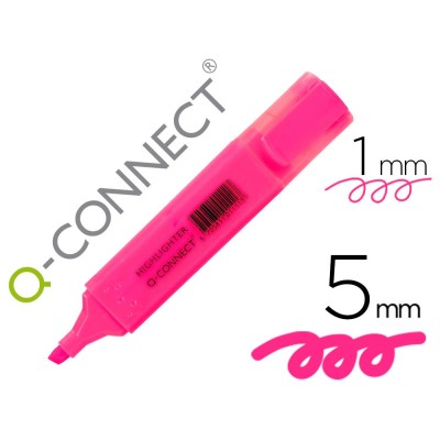 MARCADOR FLUORESCENTE QC / 5* ROSA