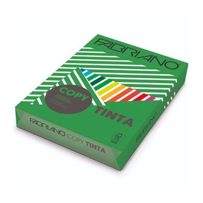 RESMA PAPEL FOTOCOPIA FABRIANO COPY TINTA A4 80GR. VERDE  INTENSO (F604)