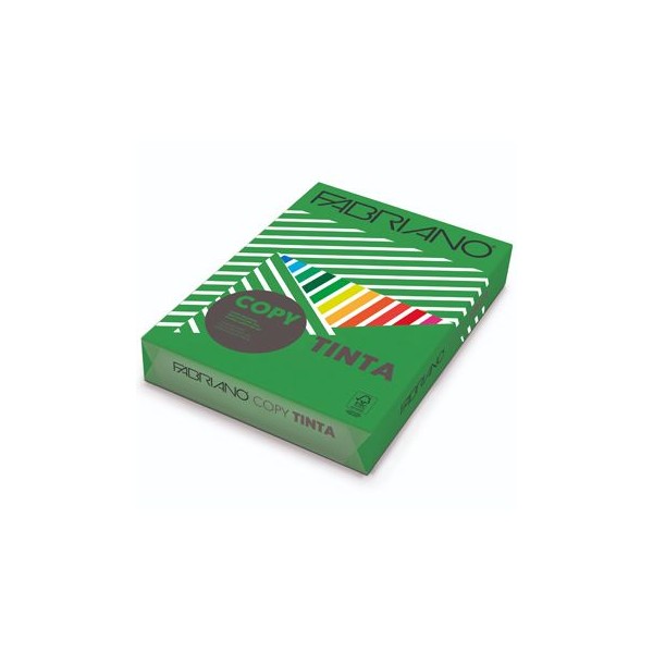 RESMA PAPEL FOTOCOPIA FABRIANO COPY TINTA A4 80GR. VERDE  INTENSO (F604)