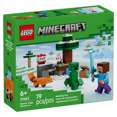 LEGO MINECRAFT AVENTURA EM TAIGA DO STEVE