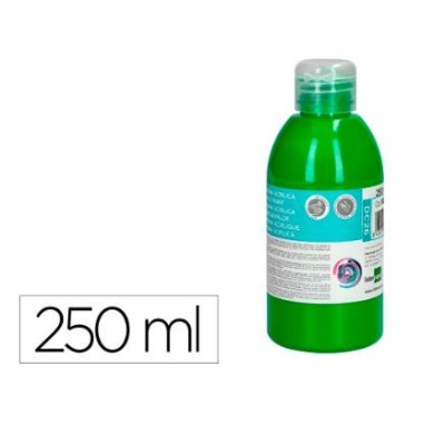FRASCO TINTA ACRILICA LP 250ML VERDE