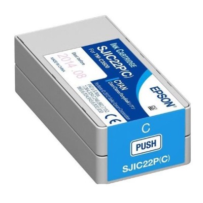 TINTEIRO EPSON S020601 TM-C3500 CYAN ORIGINAL