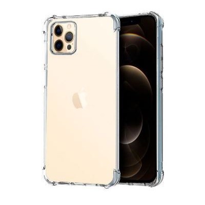 CAPA TPU COOL ANTISHOCK  COMPATIVEL C/ IPHONE 12 PRO MAX - TRANSPARENTE