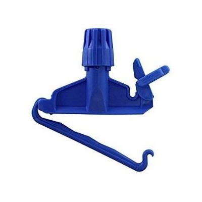 PINÇA / GARRA PLASTICA P/  ESFREGONA ALGODAO CRU 400GR. (SEM CABO) - FRANJA COMPRIDA