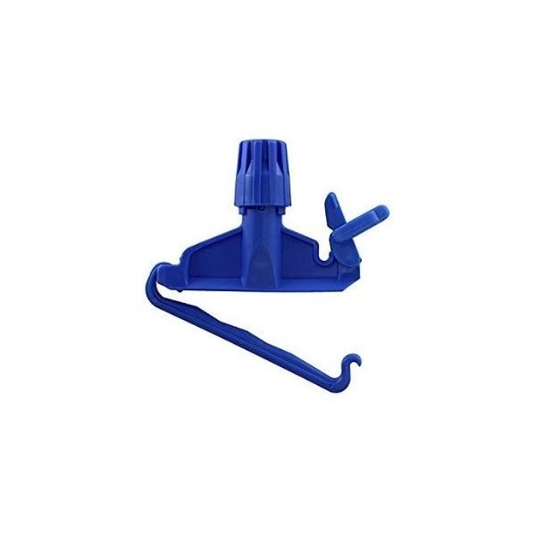 PINÇA / GARRA PLASTICA P/  ESFREGONA ALGODAO CRU 400GR. (SEM CABO) - FRANJA COMPRIDA