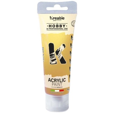BISNAGA TINTA ACRILICA TOY COLOR 75ML OURO