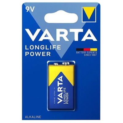 PILHA ALCALINA VARTA LONGLIFE 6LR61 - 9V