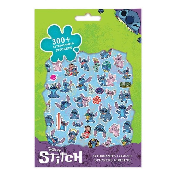 BLISTER C/ 4 FLS x AUTOCOLANTES DISNEY STITCH