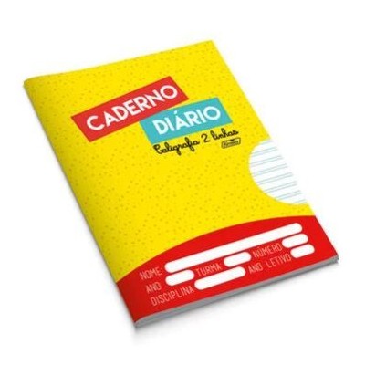 CADERNO DIARIO CALIGRAFIA 2 LINHAS A5 20FLS 60gr:
