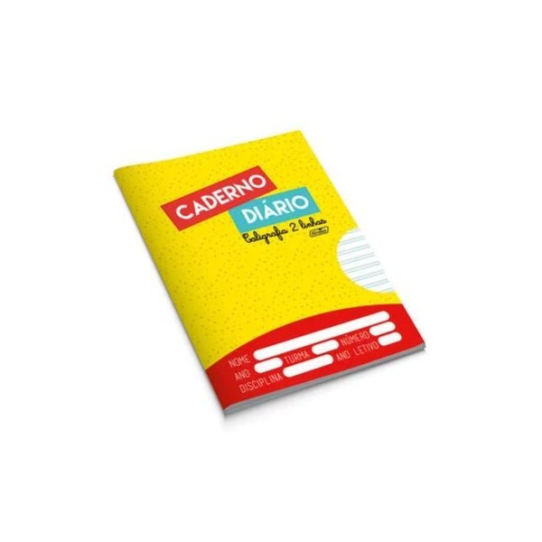CADERNO DIARIO CALIGRAFIA 2 LINHAS A5 20FLS 60gr: