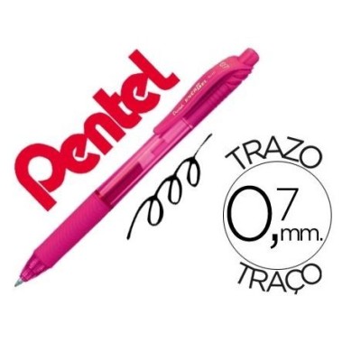 ESFEROGRAFICA ROLLER PENTEL ENERGEL BL107 0.7mm ROSA