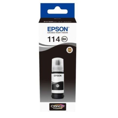 TINTEIRO EPSON ECOTANK Nº114 PRETO 70ML ORIGINAL