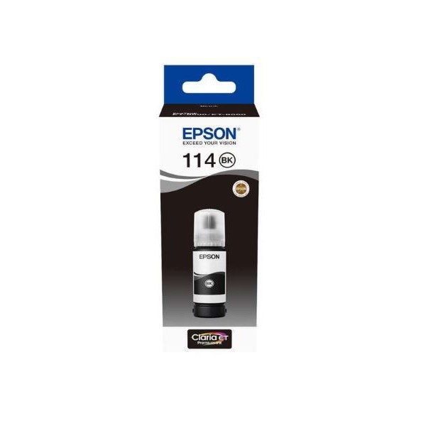 TINTEIRO EPSON ECOTANK Nº114 PRETO 70ML ORIGINAL