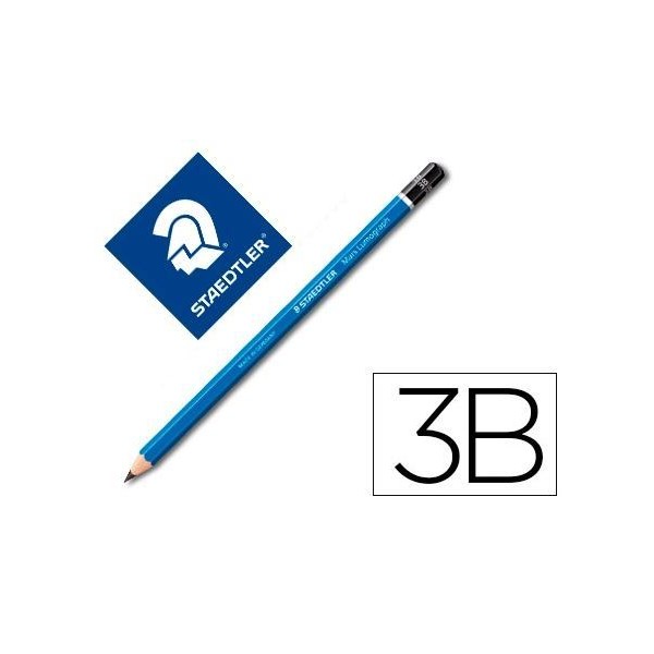 LAPIS CARVAO GRAFITE STAEDTLER MARS LUMOGRAPH 3B