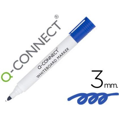 MARCADOR QUADRO BRANCO QC PTA 3MM AZUL
