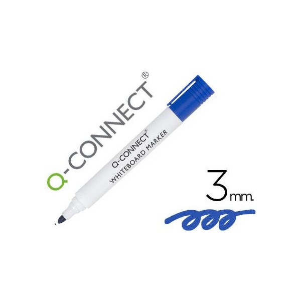 MARCADOR QUADRO BRANCO QC PTA 3MM AZUL
