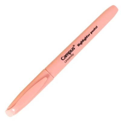 MARCADOR FLUORESCENTE CAMPUS PLUS UNIVERSITY "FINO" ROSA PASTEL