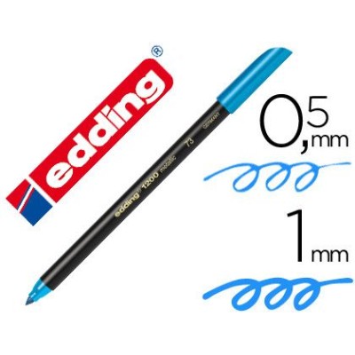 MARCADOR PERMANENTE EDDING 1200 Nº10  AZUL CLARO