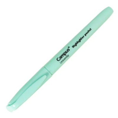 MARCADOR FLUORESCENTE CAMPUS PLUS UNIVERSITY "FINO" AZUL PASTEL