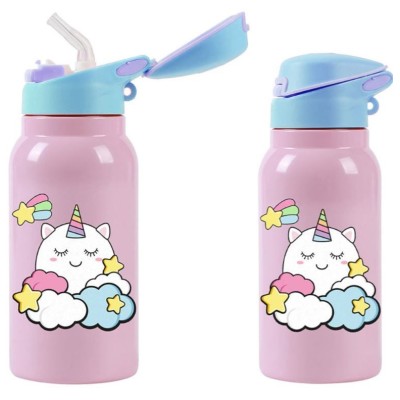 GARRAFA TERMICA I DRINK 350ML UNICORNIO