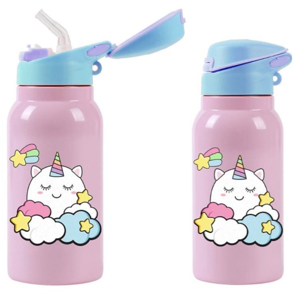 GARRAFA TERMICA I DRINK 350ML UNICORNIO