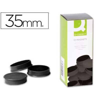 PACK x 10 IMAN SINALIZAÇAO QC 35mm PRETO