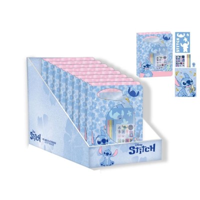 BLISTER C/ CONJUNTO DE CARDERNOS DISNEY STITCH MULTICOLORIDO