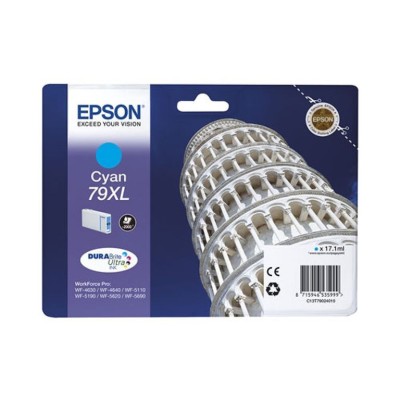 TINTEIRO EPSON T7902 79XL CYAN ORIGINAL