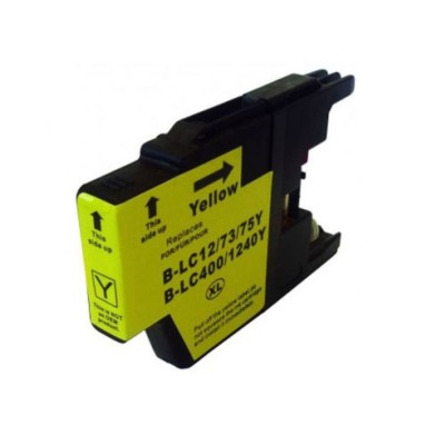 TINTEIRO BROTHER LC1240 AMARELO COMPATÍVEL