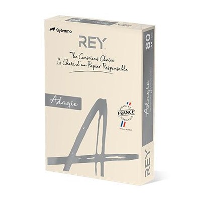 RESMA PAPEL FOTOCOPIA ADAGIO A4 80GR. MARFIM / CREME (93)