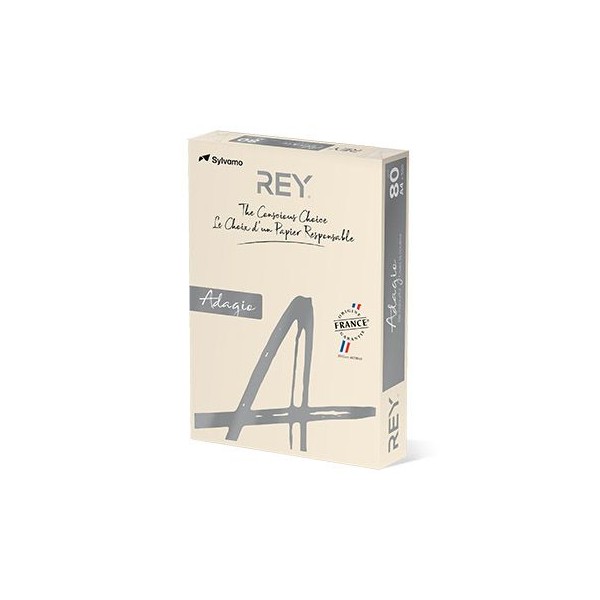 RESMA PAPEL FOTOCOPIA ADAGIO A4 80GR. MARFIM / CREME (93)