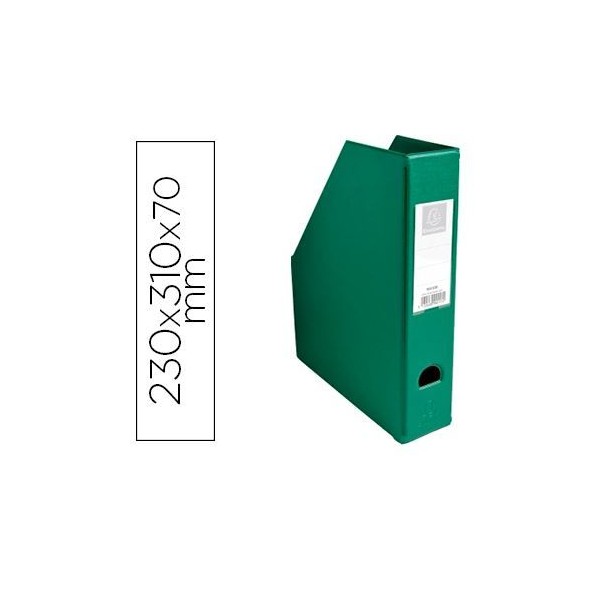 PORTA REVISTAS PVC L70mm  310x230mm VERDE
