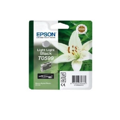 TINTEIRO EPSON T0599 LIGHT CINZENTO ORIGINAL