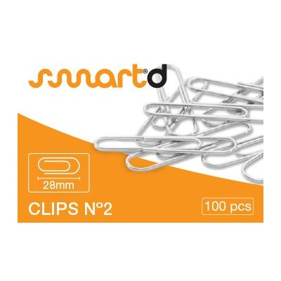 CLIPS SMD Nº2 28mm CAIXA 100unid.