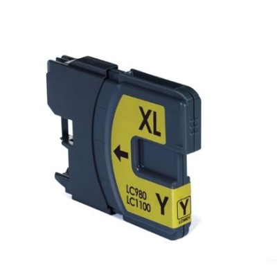 TINTEIRO COMPATIVEL C/ BROTHER LC985/1100 AMARELO