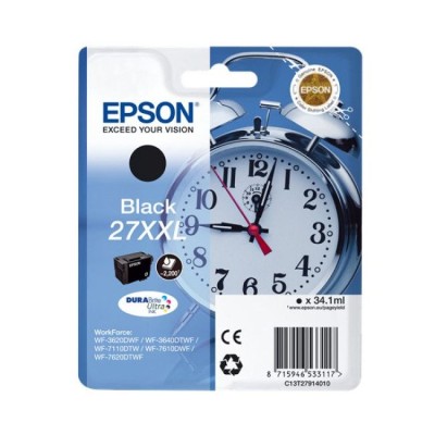 TINTEIRO EPSON 27XXL PRETO ORIGINAL