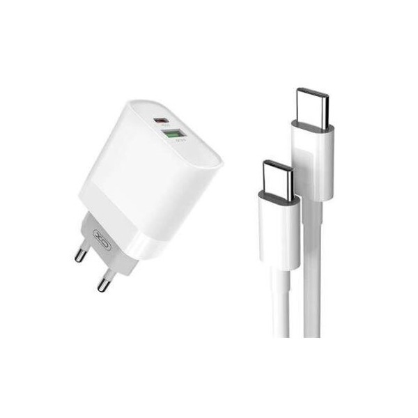 CARREGADOR P/ SMARTPHONE XO USB-C CARREGAMENTO RAPIDO 20W C/ CABO USB 1MT