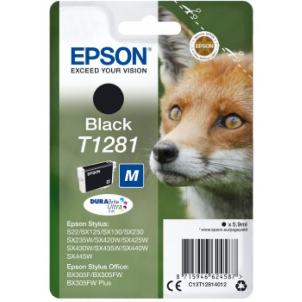 TINTEIRO EPSON T1281 PRETO ORIGINAL
