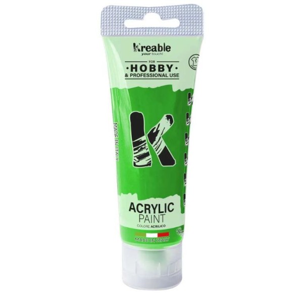 BISNAGA TINTA ACRILICA TOY COLOR 75ML VERDE